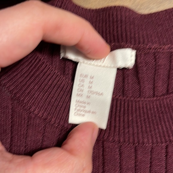 Ribbed coloured maxi tight dress with long sleeves from H&M - Picture 7 of 8